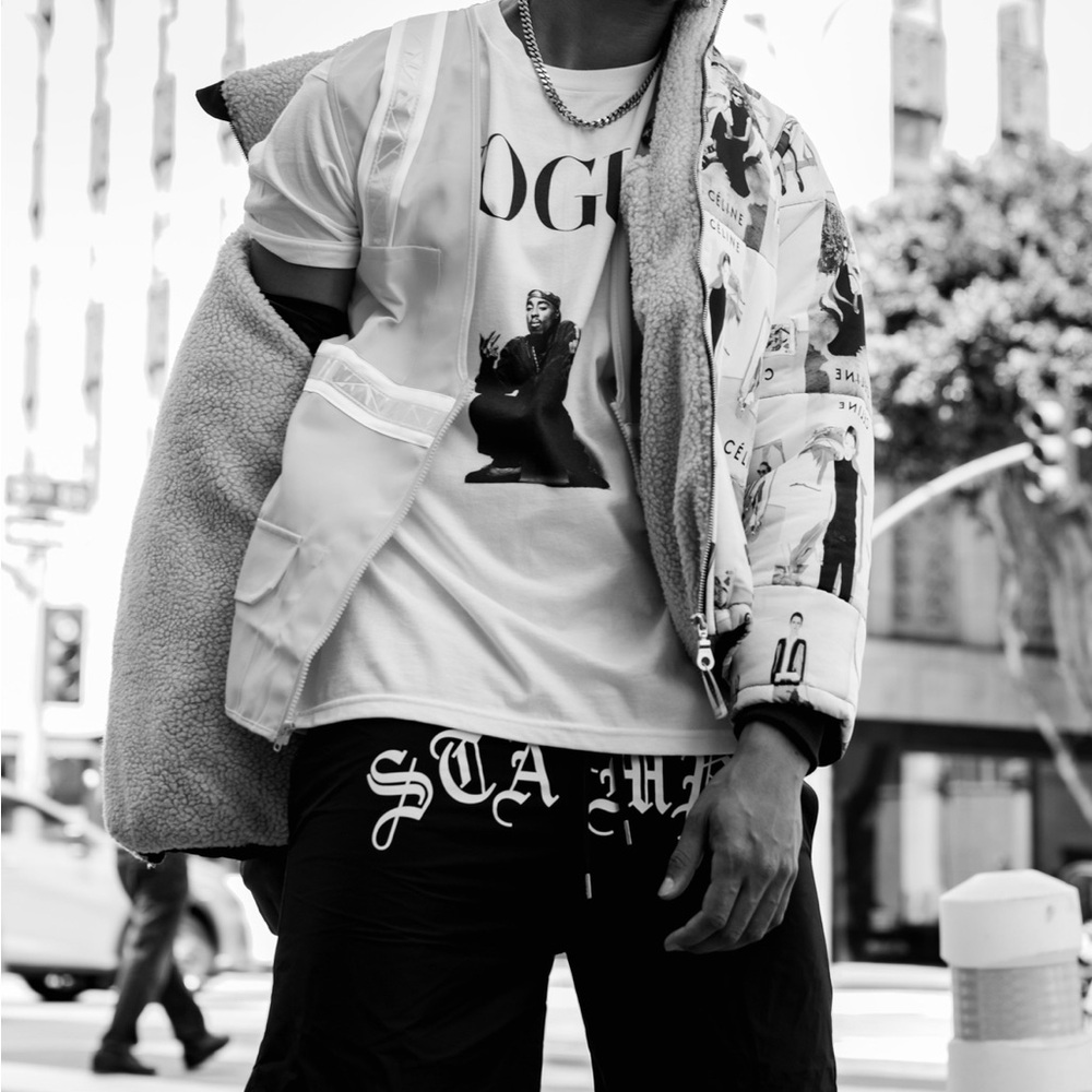 Custom Celine Catalog Puffer Jacket (M)